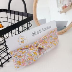 Bandeau Liberty Wiltshire Bud Aurore