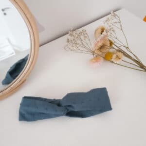 Bandeau Plumetis Bleu 1