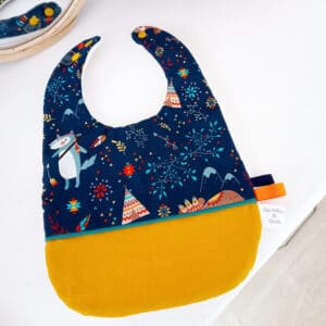 Bavoir Modèle Grenade Adventure Et Uni Jaune (3)