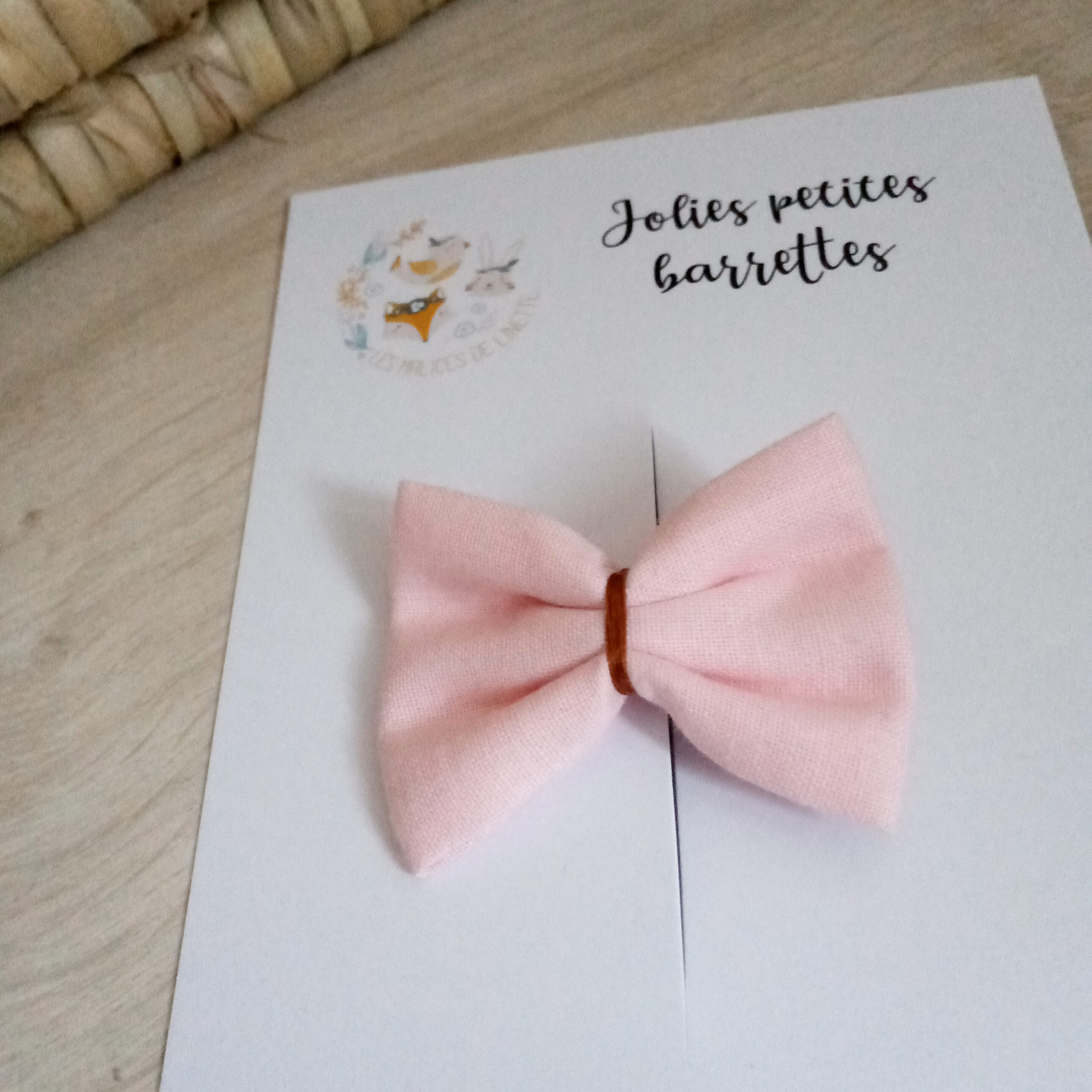 Barrette Uni Rose (1)