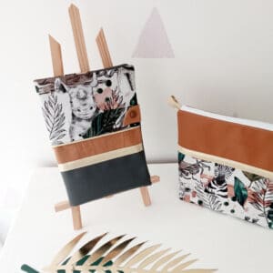 protège carnet rhino jungle