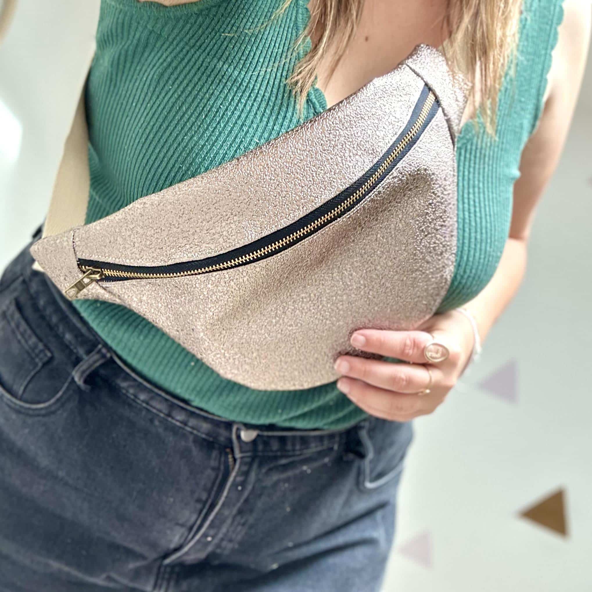 sac banane, velours beige et liberty emma and georgina (copie)