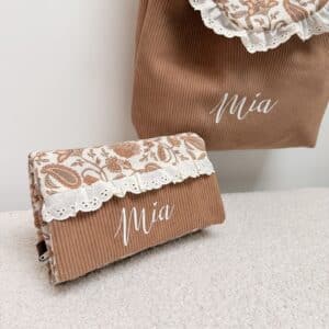 barrette, coton boho indien camel (copie)