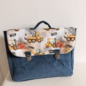 trousse plate élastiquée, double gaze fleurette (copie)