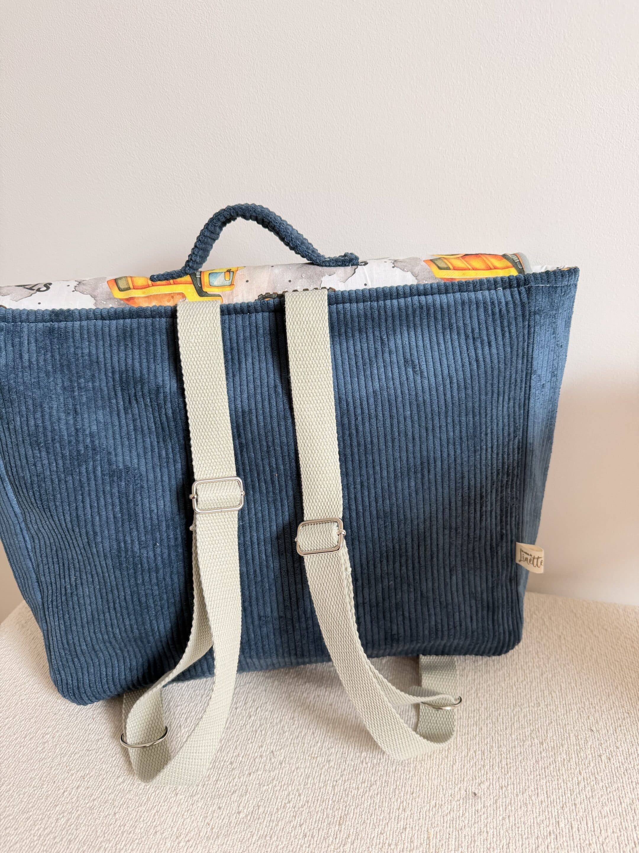 trousse plate élastiquée, double gaze fleurette (copie)