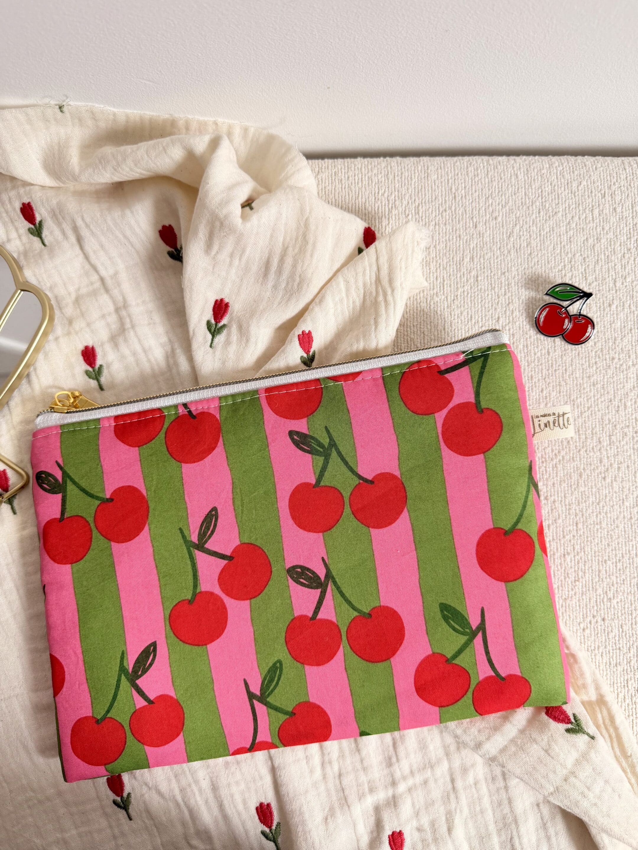 pochette plate, , fleuri indien (copie)