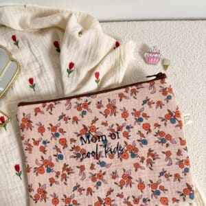pochette plate, , fleuri indien (copie)