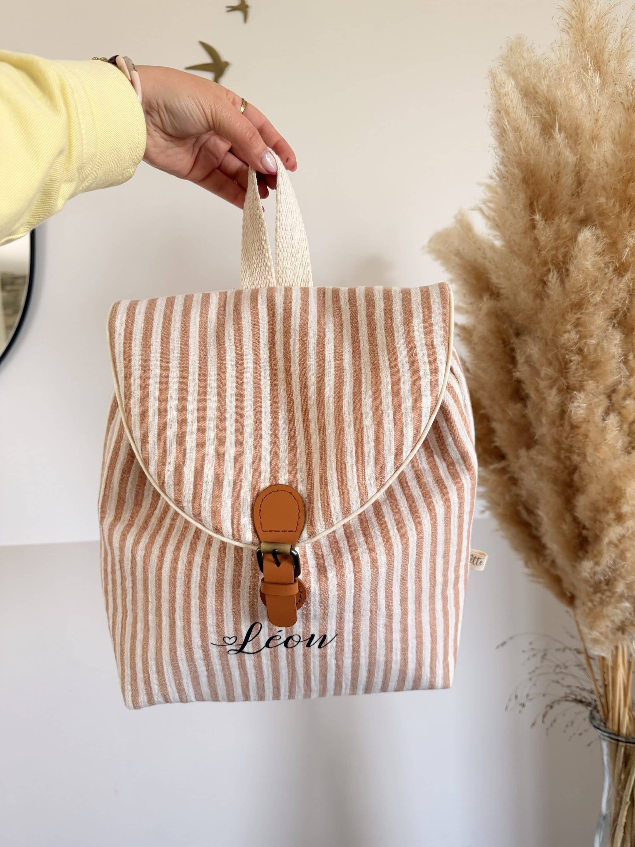 sac à dos, vichy moutarde (copie)