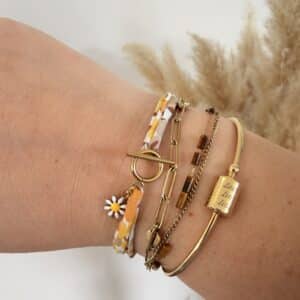 bracelet cordon en liberty, poppy and daisy multico (copie)