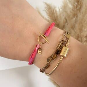 bracelet cordon en liberty, poppy and daisy multico (copie)